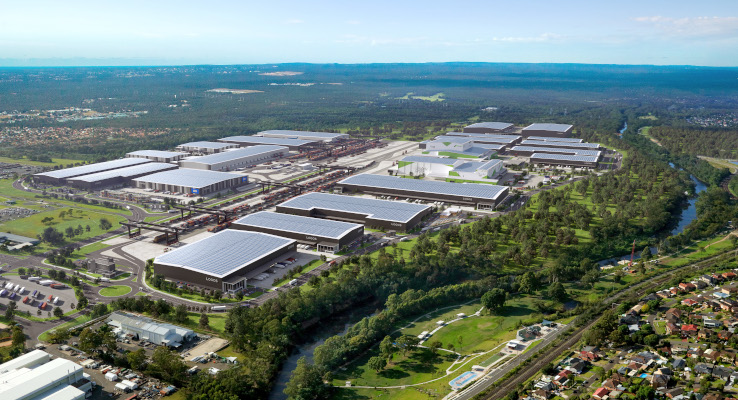Artist’s impression of the Moorebank Intermodal Precinct