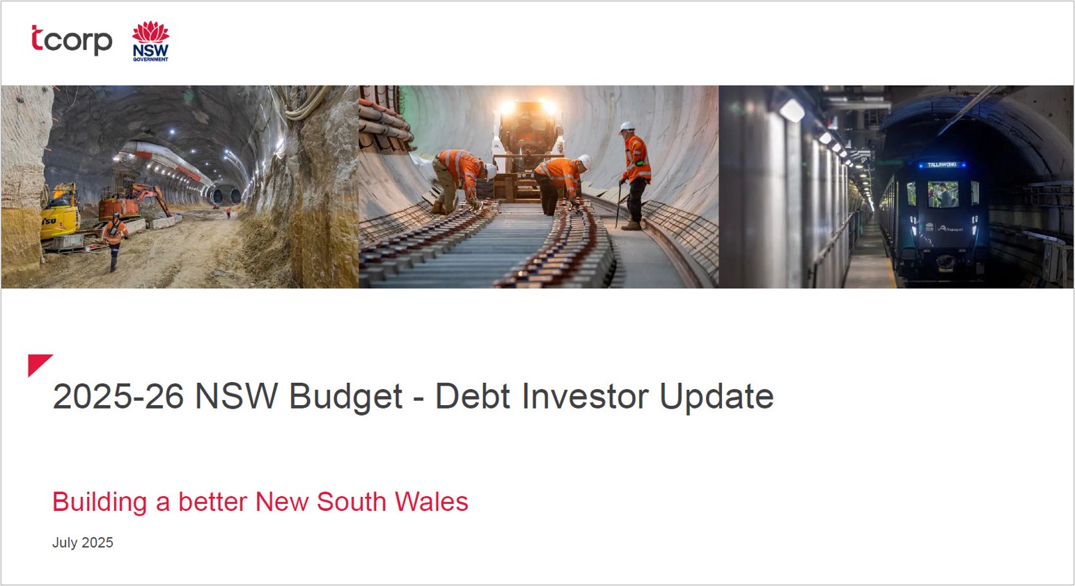 FY2025-26 NSW State Budget